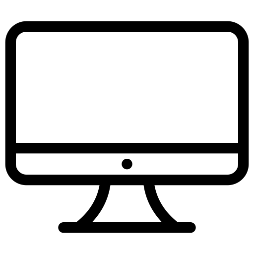 Icon of a desktop computer
