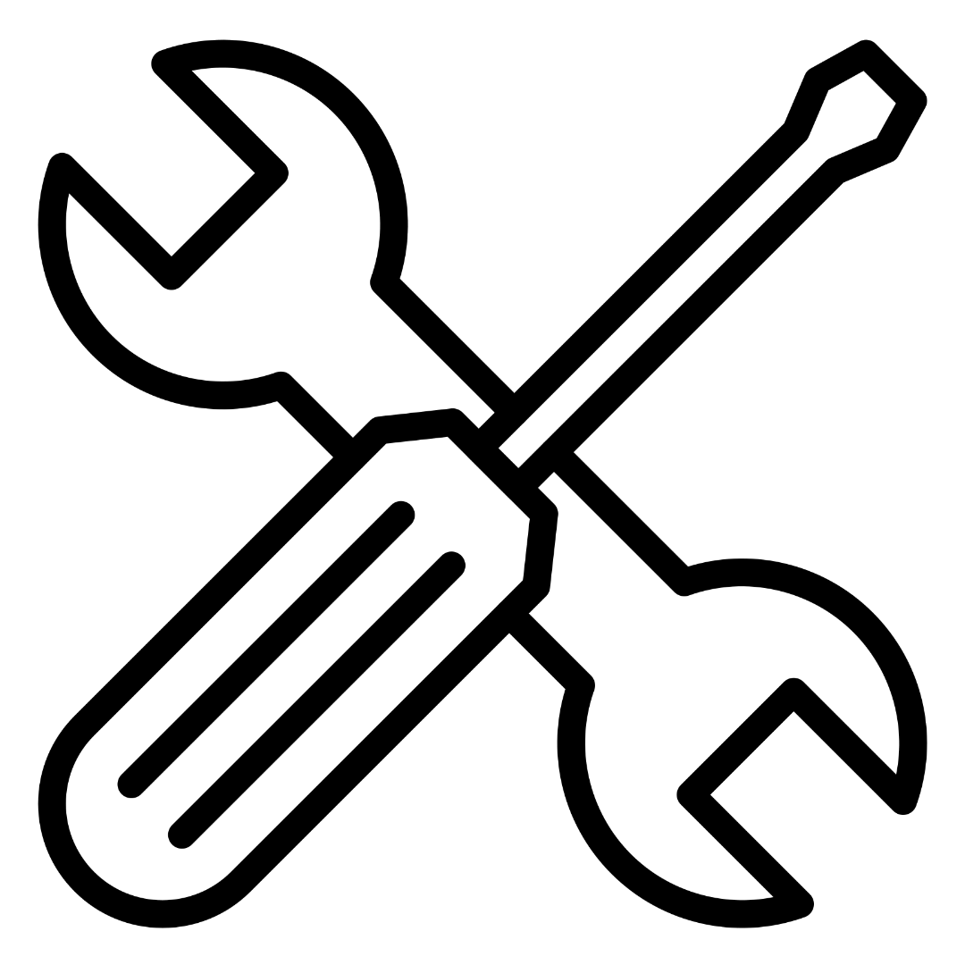 Icon of a wrench and a screwdriver