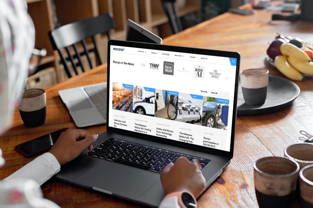 Another view of the Rocsys website.